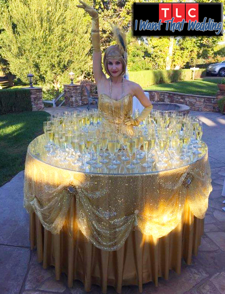 Great Gatsby Strolling Tables