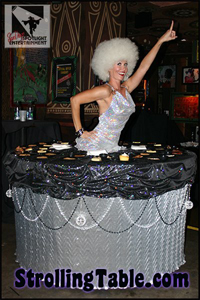 strolling table disco